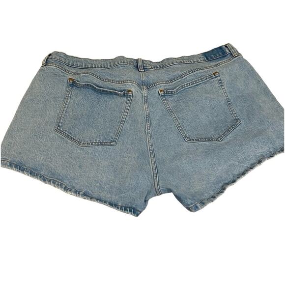 Abercrombie & Fitch Curve Love High Rise Mom Shorts Size 36 - Picture 6 of 13